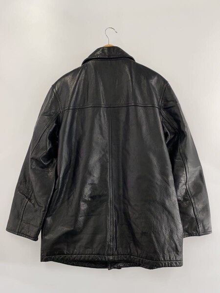 ジェイクルー J.Crew レザー ブルゾンタイプ メンズ L ブラック J.CREW(ジェイクルー) / 90s～/レザーカーコート/レザージャケット