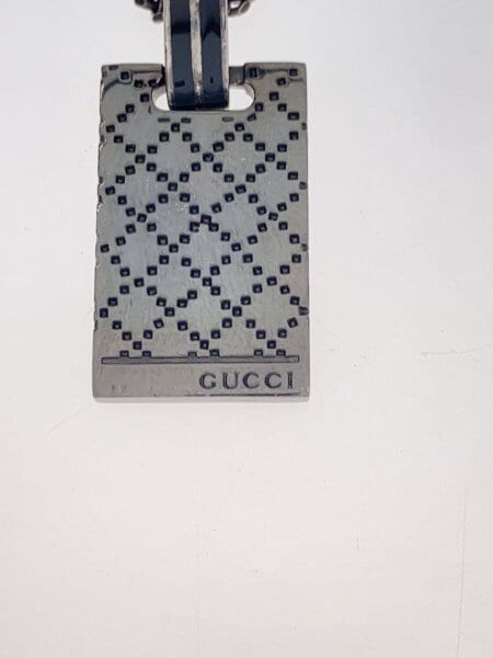 GUCCI(グッチ) / ディアマンテスクエアプレート/ネックレス/SV925/SLV