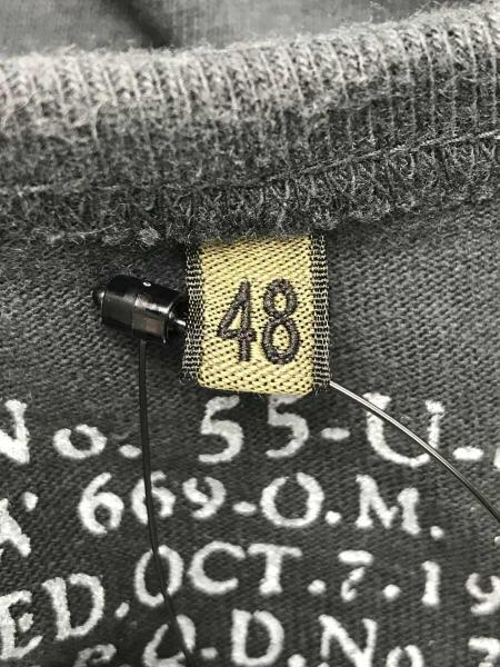 Nigel Cabourn(ナイジェルケーボン) / 55-U-8110/Tシャツ/48/ブラック 