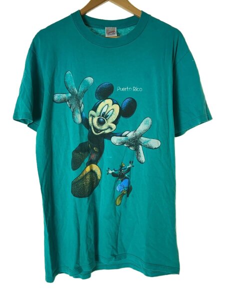 JERZEES(ジャージーズ) / Tシャツ/L/コットン/GRN/90S/00S/DISNEY 