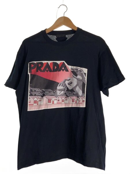 PRADA(プラダ) / Tシャツ/コミック/M/コットン/BLK/光線/目からビーム 