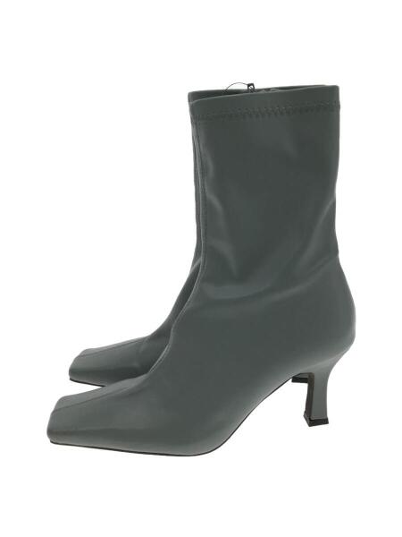 未使用級⭐️ Mila Owen ⭐️ブラック　スクエアストレッチブーツ 23.5㎝ Mila Owen(ミラオーウェン) / スクエアストレッチブーツ/ブーツ/23.5cm