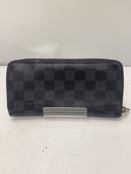 Louis Vuitton ブラック 長財布 チェック柄 LOUIS VUITTON(ルイヴィトン) / 長財布/--/BLK/チェック/メンズ