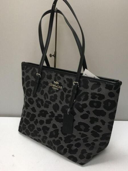 COACH(コーチ) / レオパードジャガード柄シティトートバッグF39037 