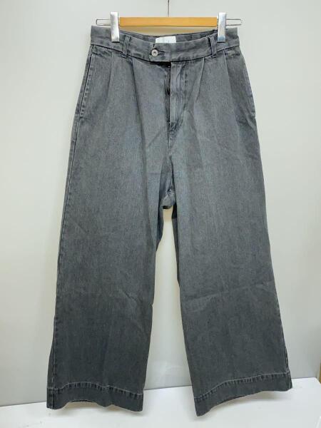 soerte(ソエルテ) / Flare black fade denimフレアデニムパンツ 