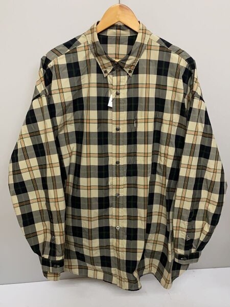 Fresh Service ユーティリティマドラスボタンダウンシャツ