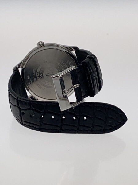 LONGINES(ロンジン) / クォーツ腕時計/アナログ/レザー/WHT/BLK/SS/L4 