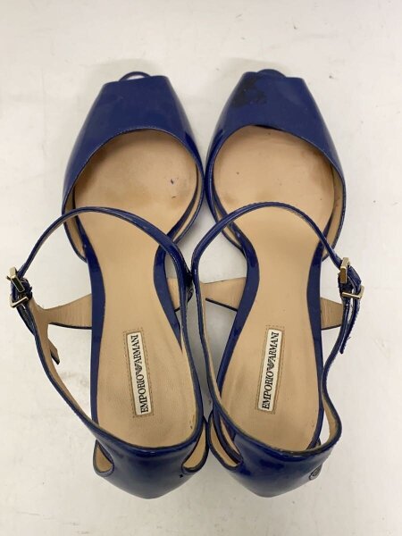 EMPORIO ARMANI(エンポリオアルマーニ) / パンプス/37/BLU/エナメル