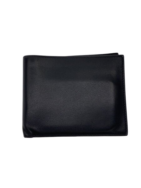 HERMES(エルメス) / 2つ折り財布/レザー/BLK/無地/メンズ/シチズン 