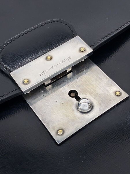 HERMES(エルメス) / クラッチバッグ/レザー/BLK/無地// | 中古品の販売 