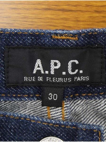 A.P.C.(アーペーセー) / サイドラインデニムパンツ/30/コットン/IDG 