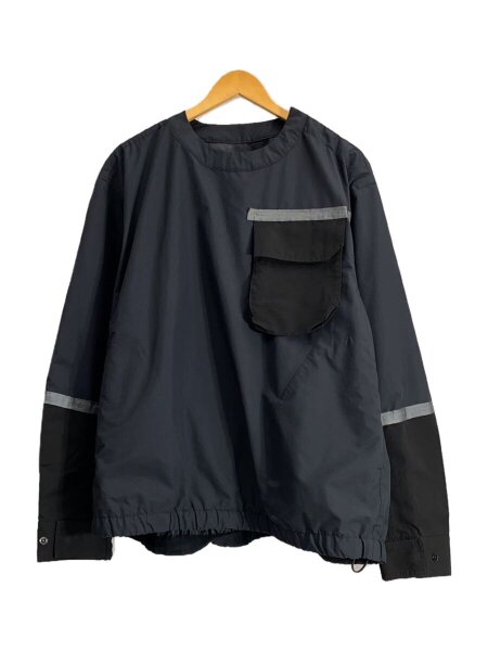 sacai(サカイ) / 22SS/Rip Stop Mix Pullover/3/ポリエステル/BLK/22 