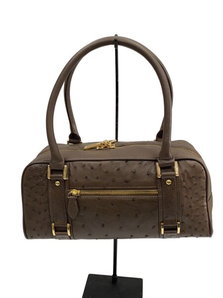 Falchi NEWYORK 牛革 レザー ハンドバッグ ブラック ゴールド金具 