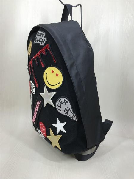 その他ブランド ソノタブランド Newneu ワッペンカスタマイズリュック ナイロン Blk 中古品の販売 通販ならセカンドストリート