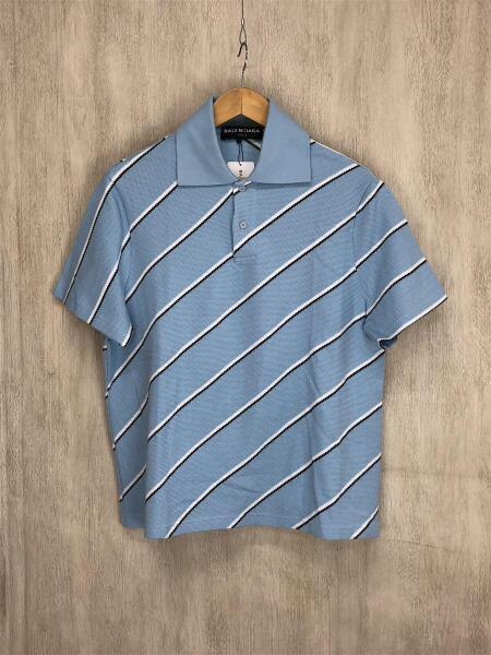 バレンシアガ　ポロシャツ ブラック の メンズ Bb Garderobe ポロシャツ | Balenciaga JP