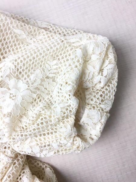 SNIDEL(スナイデル) / 19ss/レースガウン/FREE/コットン/WHT/花柄  