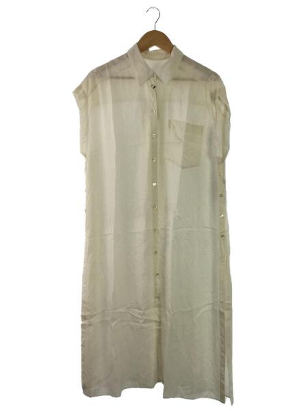NOBLE(ノーブル) / 21SS/フロント2WAYノースリロングシャツ/キュプラ 