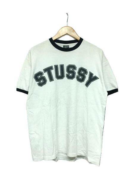 STUSSY(ステューシー) / 80s/黒タグ/Standard Logo Ringer Tee 
