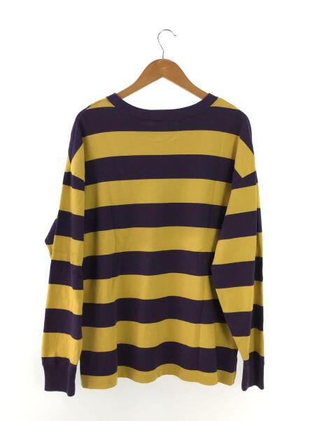 INSCRIRE(アンスクリア) / 22AW/big border stripe tee/M/コットン/PUP 