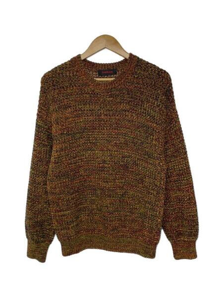 CABaN コットンカシミヤワッフルMIXクルーネックプルオーバー S