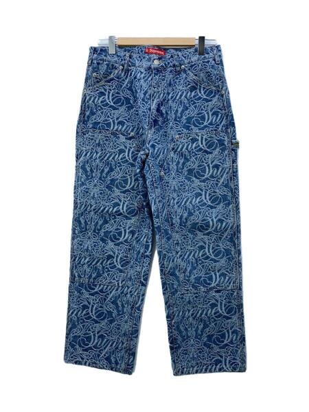 Supreme(シュプリーム) / 22AW/Script Jacquard Double Knee Denim 