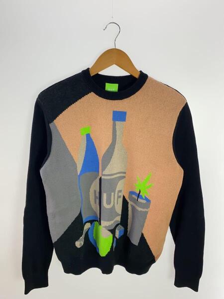 HUF(ハフ) / STILL LIFE CREWNECK SWEATER/セーター(薄手)/S/コットン 