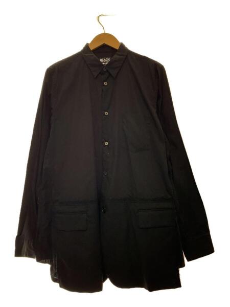 ブラックコムデギャルソン ロングシャツ XL ブラック コットン 100 