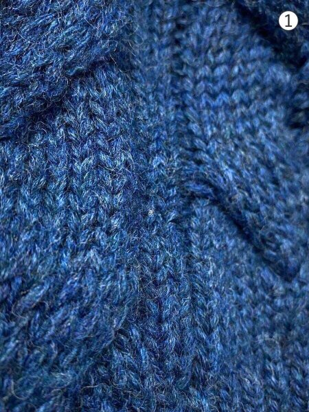 kolor(カラー) / ドッキング/ケーブルニット/21AW/21WCM-N02302/3 
