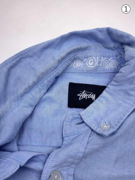 STUSSY(ステューシー) / 半袖BDシャツ/S/コットン/BLU | 古着の販売 