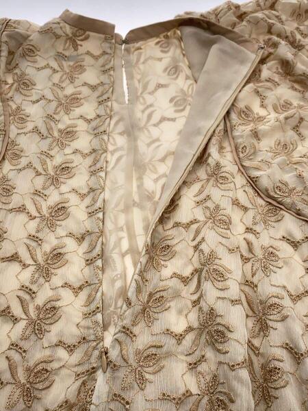 clane FLOWER LACE ARCH LINE BLOUSE①｜ファッション