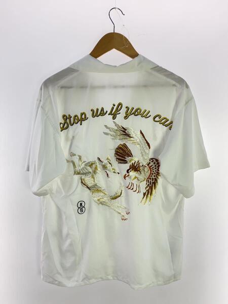 sulvam(サルバム) / 24SS/EMBROIDERY SKA-SHIRTS/M/ポリエステル/WHT 
