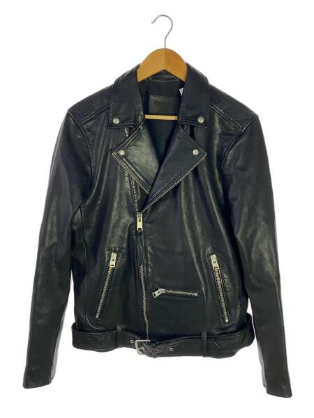 ALLSAINTSレザージャケット革ジャン羊革ブラックショート丈