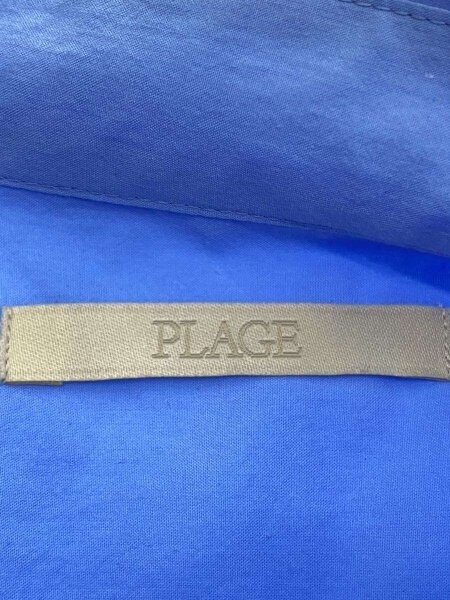 Plage(プラージュ) / 25SS/Washer Longシャツ/FREE/コットン/BLU 