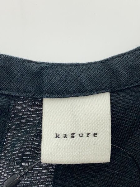 かぐれ(kagure)(カグレ) / 24SS/半袖ワンピース/--/リネン/BLK/GA45