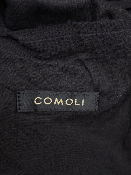 COMOLI(コモリ) / 25SS/カナパスタンドカラージャケット/2/ヘンプ/BLK