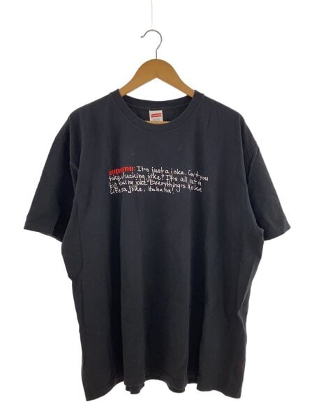 Supreme(シュプリーム) / 25AW/Joke Tee/Tシャツ/XXL/コットン/BLK