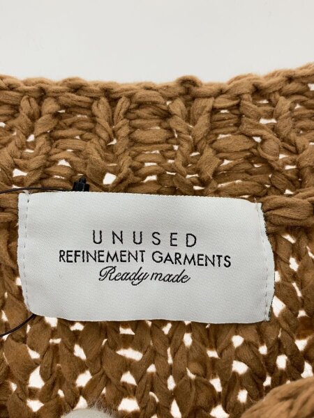 UNUSED(アンユーズド) / Gourd Pattern Hand-Knitted Crewneck Sweater 