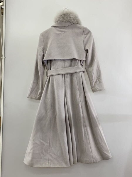 And Couture FOXファー付きウールトレンチコート アンドクチュール 