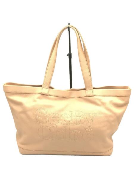 ✳︎ジャンク品✳︎Chloe バッグ SEE BY CHLOE(シーバイクロエ) / トートバッグ/レザー/PNK/03-14-86-65