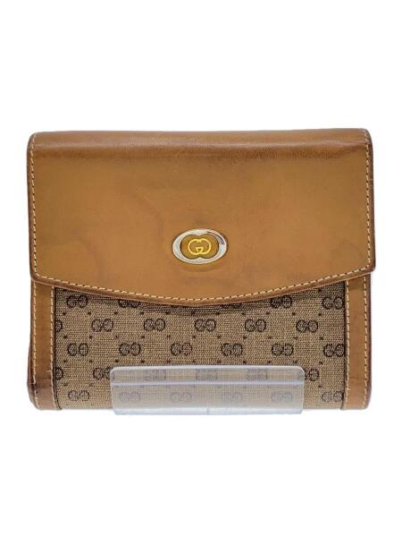 GUCCI(グッチ) / 3つ折り財布/PVC/BEG/レディース/ヴィンテージ 