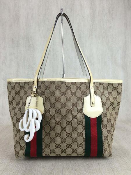 GUCCI(グッチ) / トートバッグ/キャンバス/BEG/総柄/211971 520981/GG 