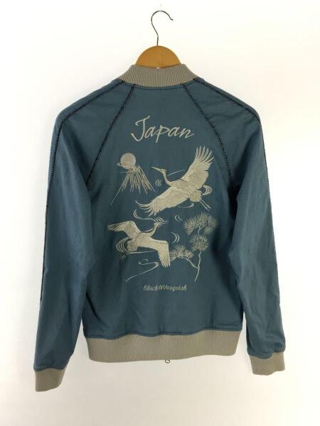 ブラック バイ ヴァンキッシュ コットンスカジャン 鶴 山 松 和柄 お兄