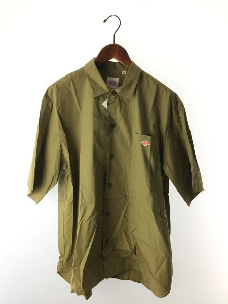 DANTON(ダントン) / 半袖シャツ/44/XL/コットン/カーキ/ロゴ/ワッペン 