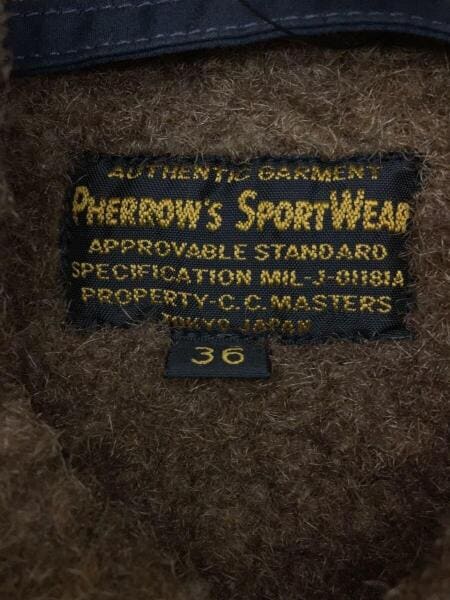 PHERROW’S◆ブルゾン/36/コットン/NVY PHERROW\u0027S(フェローズ) ⁄ ジャケット⁄36⁄コットン | 古着の販売・通販