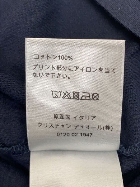 Dior HOMME / Tシャツ/XL/コットン/NVY/043J615A0589 Dior HOMME(ディオールオム) / Tシャツ/XL/コットン/NVY/043J615A0589