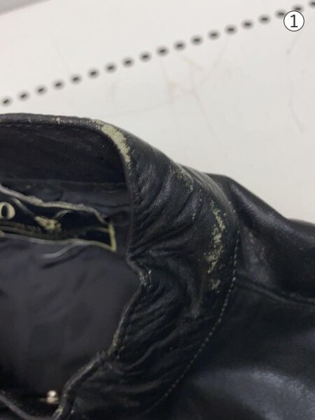 BUCO(ブコ) / シングルライダースジャケット/36/レザー/BLK/450847