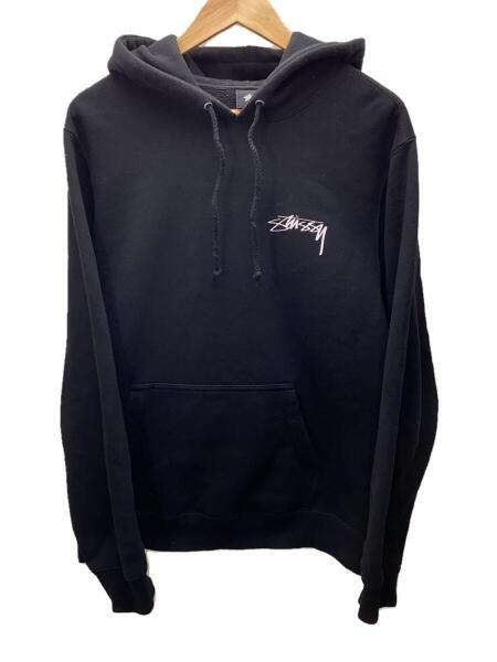 STUSSY(ステューシー) / ステューシー/ロゴパーカー/M/コットン/BLK