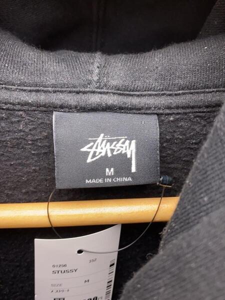STUSSY(ステューシー) / ステューシー/ロゴパーカー/M/コットン/BLK
