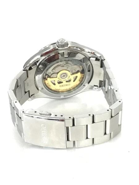 SEIKO(セイコー) / 自動巻腕時計/アナログ/ステンレス/BLK/SLV/4R38