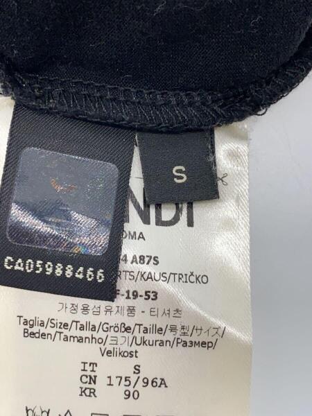 FENDI(フェンディ) / モンスターラインストーンTシャツ/S/コットン/BLK 